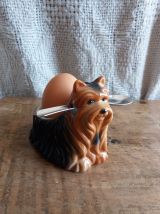 Coquetier zoomorphe chien Yorkshire