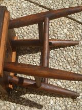petit tabouret en bois ,vintage