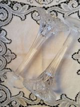 Paire de bougeoirs cristal 