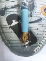 Styl Plume Reynolds plume Ruthenium doré à lOr fin vintage