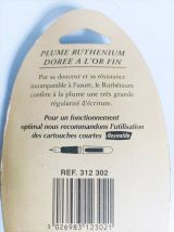 Styl Plume Reynolds plume Ruthenium doré à lOr fin vintage
