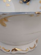 Grand bol en porcelaine de BAYEUX fin xixeme. 
