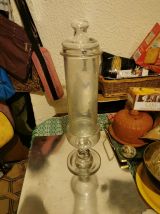 Pot d'apothicaire en verre 