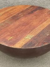 Table basse ronde en bois