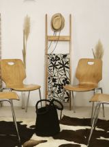 Lot de 10 chaises empilable en bois contreplaqué Plywood. Ré