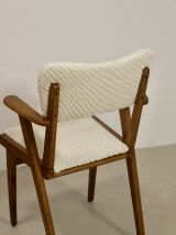 Chaise scandinave en bois 1950