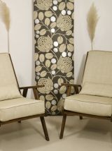  Paire de fauteuils période reconstruction 1950