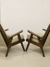  Paire de fauteuils période reconstruction 1950