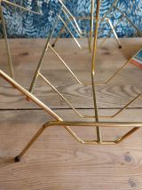 Porte revues Erdecor doré à l'or fin vintage