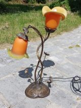 Lampe Tulipe duo signée