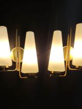 appliques murales 4 feux vintage