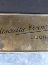 Ancienne boite biscuits Pernot Dijon 