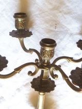 chandelier laiton, vintage