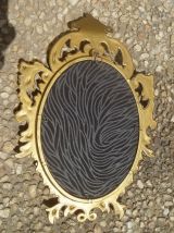 Miroir baroque, résine , Italy, vintage