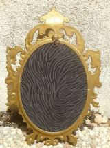 Miroir baroque, résine , Italy, vintage