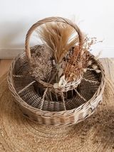 Panier porte bouteilles vintage