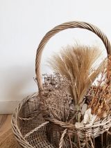 Panier porte bouteilles vintage