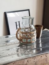 Table bout de canapé vintage industriel