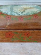 Boite en bois art nouveau 1900