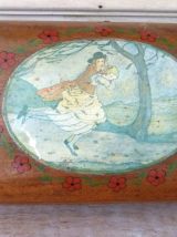 Boite en bois art nouveau 1900