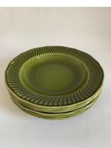 Assiettes BOCH Belgium modèle Trianon, années 60