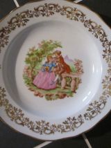 12 Assiettes Creuses Haute Porcelaine Berry