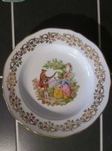 12 Assiettes Creuses Haute Porcelaine Berry