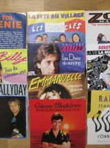 Vinyles 10 Disques 45 Tours - Années 80-90 