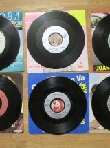 Vinyles 10 Disques 45 Tours - Années 80-90