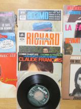 Vinyles 11 Disques 45 Tours - Années 70-80 