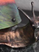 Lampe escargot vintage