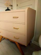 Commode vintage pieds compas