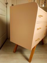 Commode vintage pieds compas