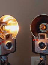 Lot de deux lampes de chevet Kodak