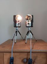 Lot de deux lampes de chevet Kodak