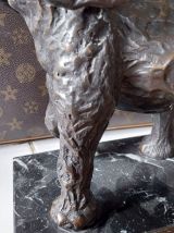 Statue en bronze elephant art deco