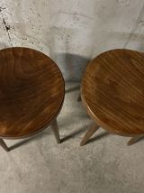 Paire de tabourets style Baumann