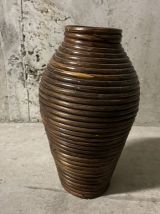 Vase en rotin