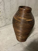 Vase en rotin