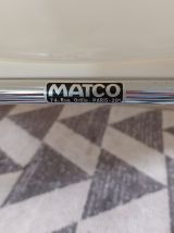 Chaise  pieds chromé   modèle déposé Matco 1973