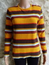 vintage 70s pull coton éponge taille 36/38