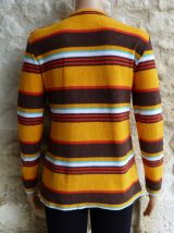 vintage 70s pull coton éponge taille 36/38