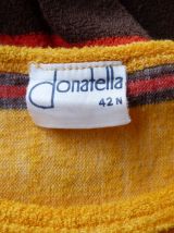 vintage 70s pull coton éponge taille 36/38