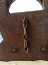 Fontaine en Etain sur socle bois