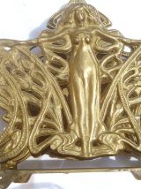 porte courrier , vintage en laiton