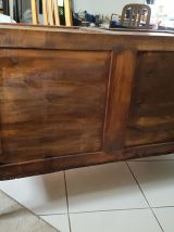 Commode louis XVI acajou plateau marbre