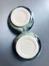 Coupelles jumelles céramique Laurent Sapy