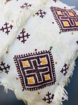 Petit coussin laine Berbère Maroc