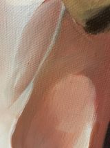 Huile sur toile « Femme africaine »