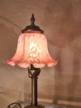 lampe style art deco  ,35x18 eletricité ok  tres belle abat 
